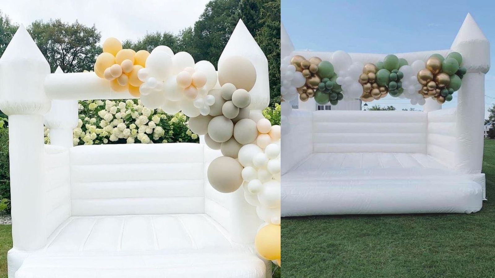 White Bouncing Castle